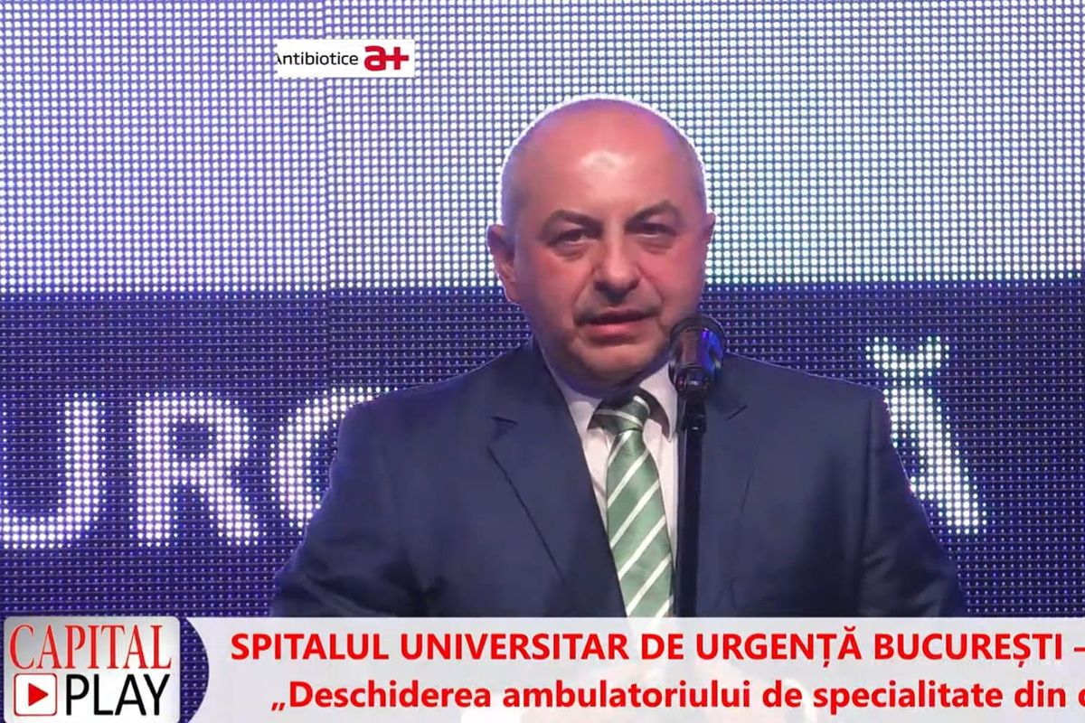 Dr. Cătălin Cîrstoiu, premiat la Gala Capital „Performeri din Medicină”: „ SUUB este primul spital public care dezvoltă un brand regional”