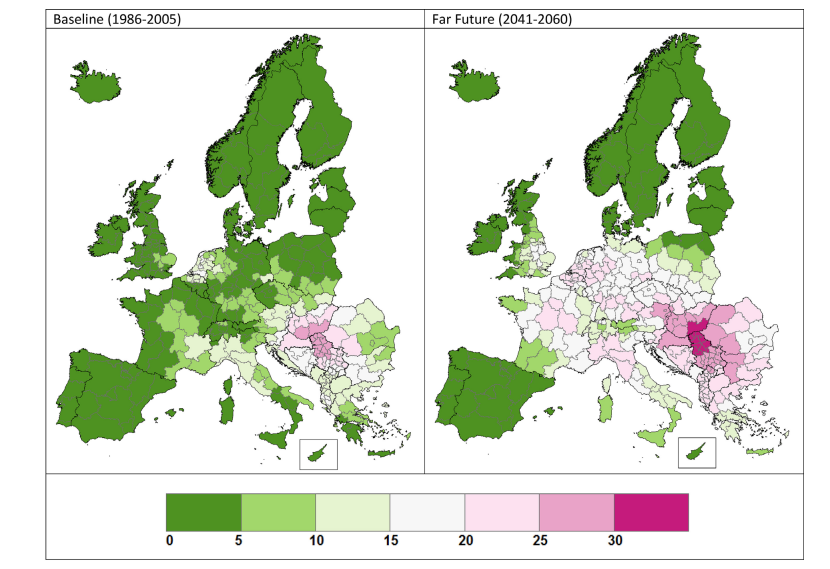 Predicția evoluției populației alergice în Europa (1986-2060)